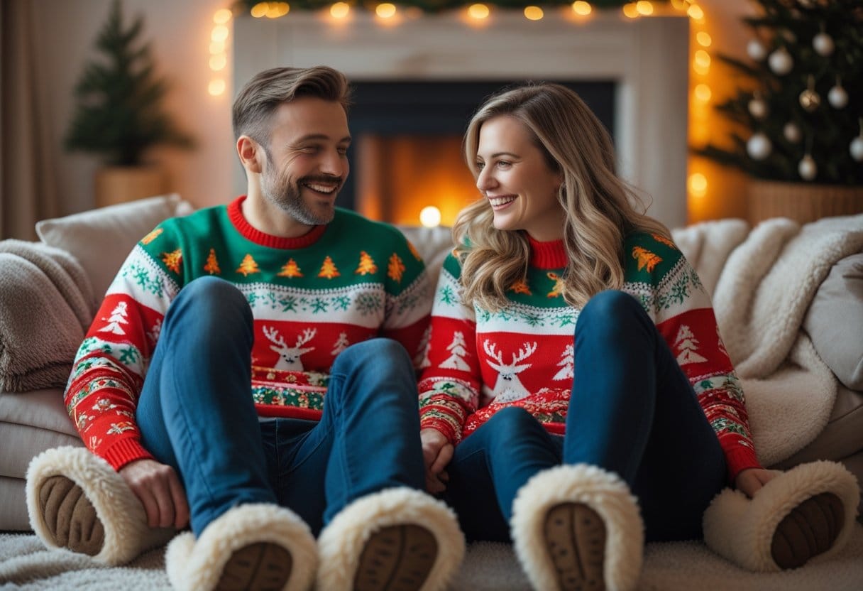 Read more about the article Sådan holder du varmen med hyggelige hyttesko og sjove juletrøjer